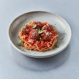 Espaguetis con Albóndigas de NoCarne Espaguetis con Albóndigas de NoCarne